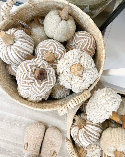 Chunky knit pumpkins - 4 styles