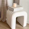 Nordic arch boucle stool/side table