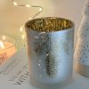 Silver glass furcone candle holder - Image 2