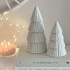 Small white ribbed ceramic tree - Image 4
