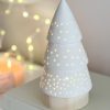 Ceramic light up tree on wooden base - Image 2