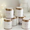 Festive candle in tin