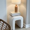 Nordic arch boucle stool/side table - Image 5