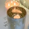 Silver glass furcone candle holder - Image 3