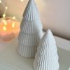 Large white ribbed ceramic tree - Image 2