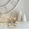 Gold Christmas tree statement candle display