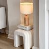 Nordic arch boucle stool/side table - Image 2