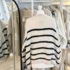 Oversized soft knit stripe cardigan - Image 4