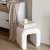 Nordic arch boucle stool/side table - Image 4