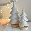 Two tone ceramic tree on wooden base - medium - Image 2