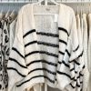 Oversized soft knit stripe cardigan - Image 3