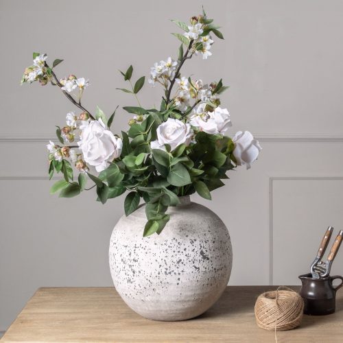 Statement Stone Ceramic Vase