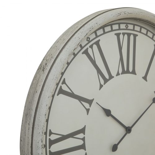 Embossed wall clock with glass - Image 4