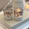 Silver glass furcone tealight holder - Image 3