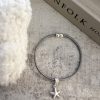 Leather bracelet with star - Image 2