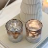 Silver glass furcone tealight holder - Image 2