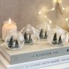 Stunning quality glass filled bauble hanging decoration