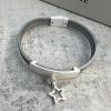 Leather dangling star bracelet - Image 3