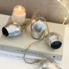 Stunning silver bells on rope - Image 3