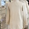 Cream roll neck jumper with pockets - Image 5