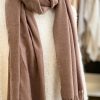 Soft tassel scarf - Chocolate - Image 2