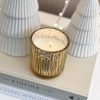 Beautiful mercury glass scented candle jar - Image 2