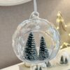 Stunning quality glass filled bauble hanging decoration - Image 3