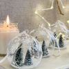 Stunning quality glass filled bauble hanging decoration - Image 4