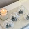 Stunning quality glass filled bauble hanging decoration - Image 5