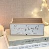 Wooden 'Movie night' crate/snack box