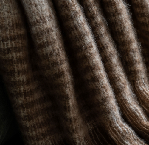 Mohair Fringe Throw - Image 2