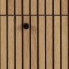 Albany Chest of 3 Drawers in Oak with Black Legs - Image 2
