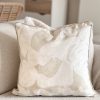 Natural abstract piped cushion - Image 3