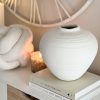 Regola Matt White Ceramic Vase - Image 2
