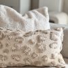Natural tufted leopard print cushion - Image 2