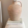 Very large natural terracotta handled vase - Image 3
