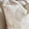 Natural abstract piped cushion - Image 4