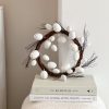 Rustic white Easter egg wreath - Image 6