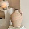 Very large natural terracotta handled vase - Image 2