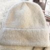 Softest boucle scarf, hat and glove set - beige - Image 2