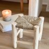 Adorable small rustic woven stool - Image 2
