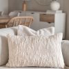 Natural textured oatmeal cushion - Image 2