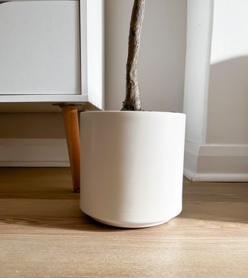 Large faux potted olive tree - Image 4
