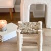 Adorable small rustic woven stool - Image 3
