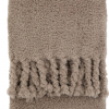 Fringed Teddy Throw - Taupe - Image 3