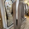 Quality soft knit coatigan - taupe - Image 3