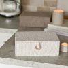 Boucle lidded jewellery box - Image 3