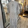 Leaf print 3/4 length sleeve dress - Image 5