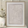 Large framed abstract wall art
