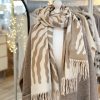 Softest stripe tassel scarf - Image 3